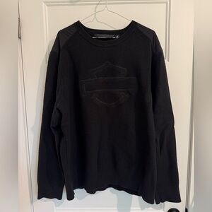 Harley-Davidson Black Knit Pullover